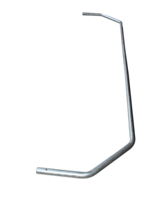 Curtain tube 45° 1/2"x1620 f/manure curtain MB drive IW=1470